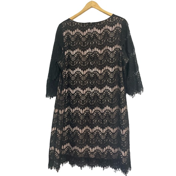 The Limited 3/4 sleeve black knit dress - Picture 6 of 7